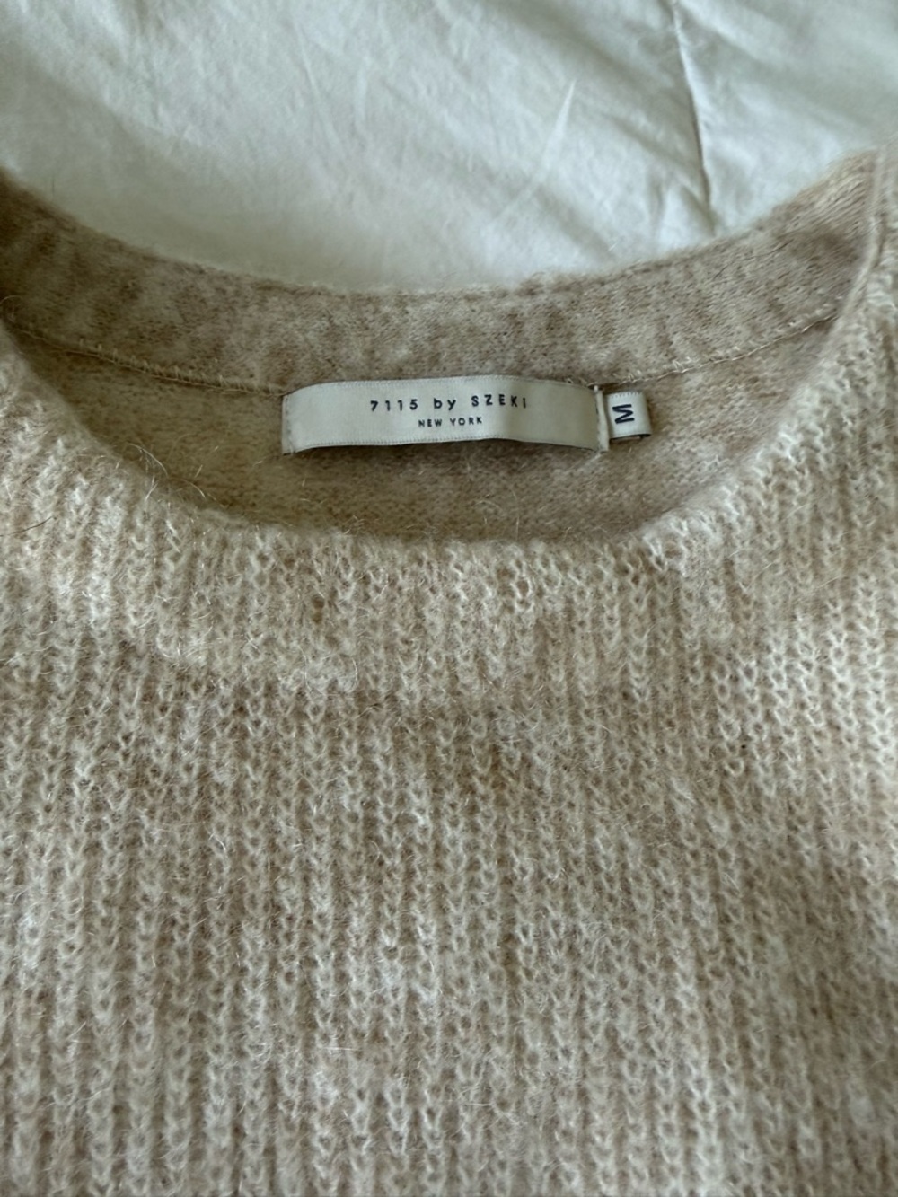 7115 by Szeki alpaca sweater oatmeal - Picture 2 of 7
